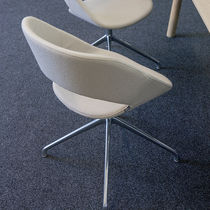 Chaise de bureau contemporaine / en tissu...