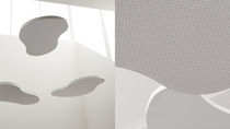 Faux-plafond en bois / en polyester / en...