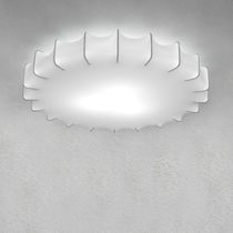 Plafonnier contemporain / rond / en toile...