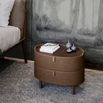 Table de chevet contemporaine / en bronze...