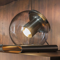Lampe de table / en métal / en verre soufflé...