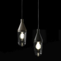 Suspension / en métal / en verre / contemporaine