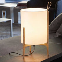 Lampe de table / en lin / en chêne / en...