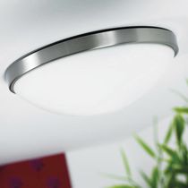 Plafonnier contemporain / rond / en acier...