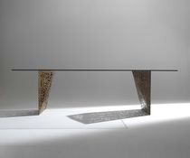 Table design original / en verre trempé...