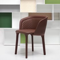 Chaise contemporaine / en tissu / en cuir...