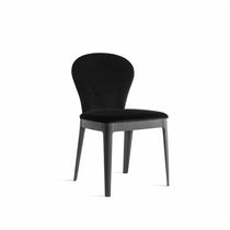 Chaise classique / tapissée / en bois