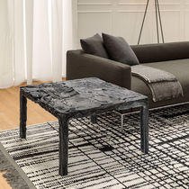 Table basse contemporaine / en verre / avec...