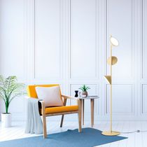 Lampe sur pied / contemporaine / en aluminium...