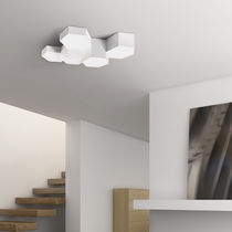 Plafonnier contemporain / en aluminium /...