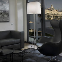 Lampe sur pied / en tissu / contemporaine...