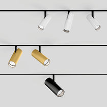 Éclairage sur rail à LED / rond / en aluminium...