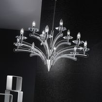 Lustre contemporain / en chrome / en cristal...