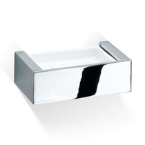 Porte-savon mural / en chrome