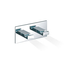 Patère contemporaine / en chrome / double...