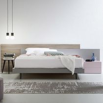 Lit double / contemporain / avec tête de...