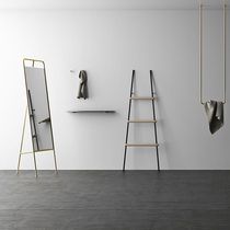 Miroir de salle de bain sur pied / contemporain...