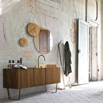 Meuble vasque à poser / en bois / contemporain...