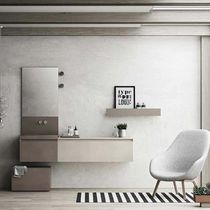 Meuble vasque suspendu / en bois / contemporain...