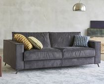 Canapé lit / contemporain / gris / violet
