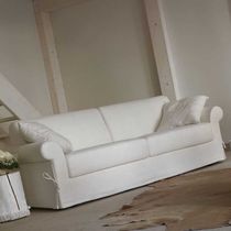 Canapé lit / classique / beige / en tissu