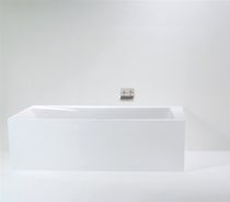 Baignoire à poser / en Pietraluce® / blanche