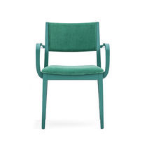 Chaise contemporaine / en tissu / avec piètement...
