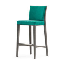 Chaise de bar contemporaine / en tissu /...