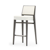 Chaise de bar contemporaine / en cuir /...