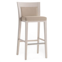 Chaise de bar contemporaine / en tissu /...