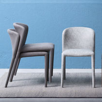 Chaise contemporaine / tapissée / en tissu...