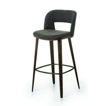 Chaise de bar contemporaine / en tissu /...