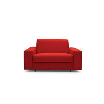 Fauteuil contemporain / en textile / lit