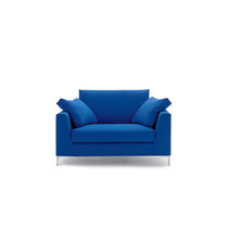 Fauteuil contemporain / en tissu / avec...