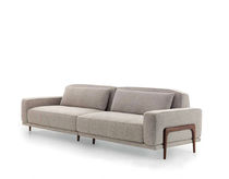 Canapé modulable / contemporain / gris /...