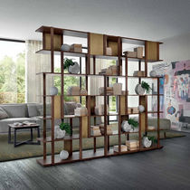 Bibliothèque contemporaine / en noyer /...