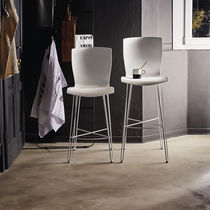 Chaise de bar contemporaine / en acier /...