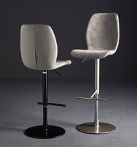 Chaise de bar contemporaine / en tissu /...