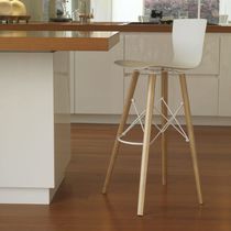 Chaise de bar contemporaine / en tissu /...