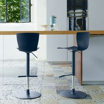 Chaise de bar contemporaine / en tissu /...
