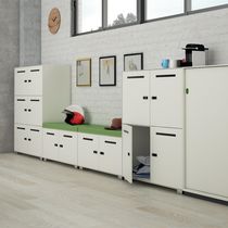 Casier vestiaire en acier / pour bureau