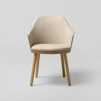 Chaise contemporaine / en tissu / en contreplaqué...