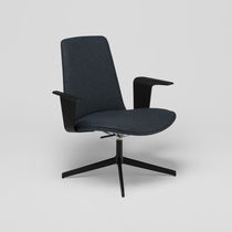 Fauteuil contemporain / en tissu / en chêne...