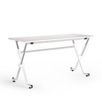 Table contemporaine / en mélaminé / avec...