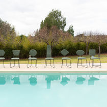 Chaise contemporaine / en cuir / en tissu...