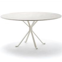 Table à manger contemporaine / en verre...