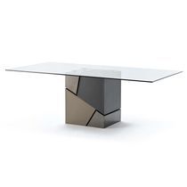 Table à manger contemporaine / en acier...