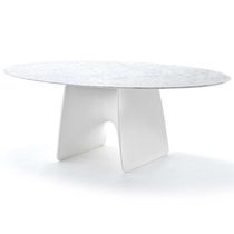 Table à manger contemporaine / en marbre...