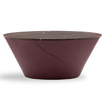 Table basse contemporaine / en marbre /...