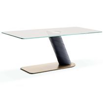 Bureau sur pied / contemporain / en verre...